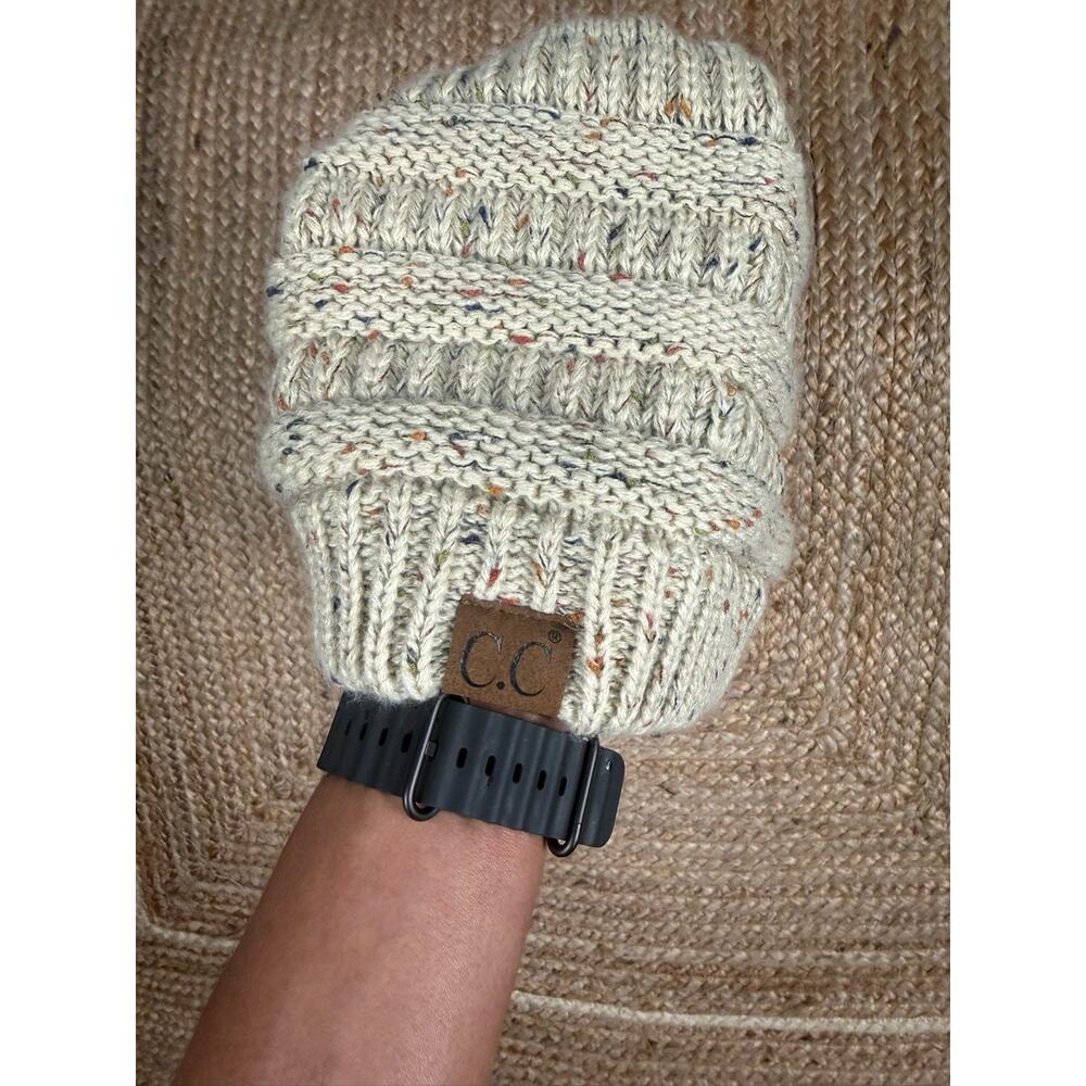 C.C Exclusives Women’s Knit Beanie, One Size - Picture 2 of 3